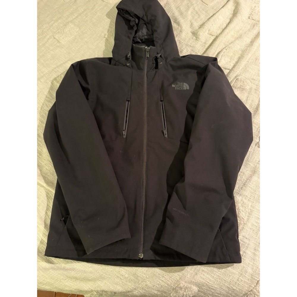 north face Windwall Hooded puffer Ski Snowboarding jacket mens Small Coat